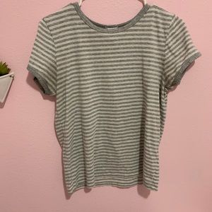 Grey striped shirt